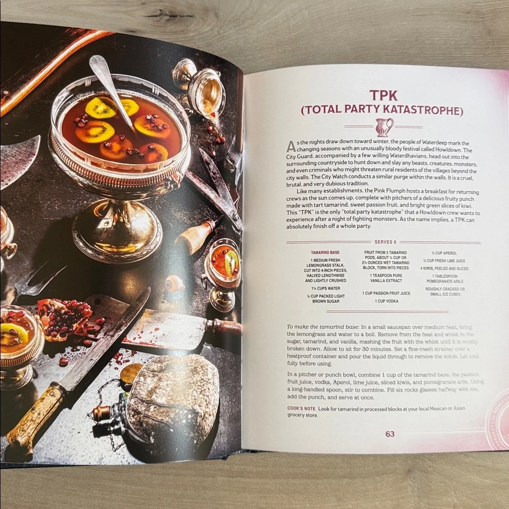 Dungeons & Dragons Cocktail Book “Puncheons & Flagons”  by Andrew Wheeler